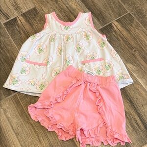Floral Pink Kids Matching Set